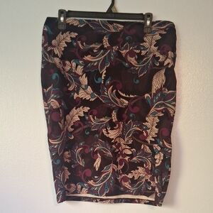 LuLaRoe Dark Floral Pencil Skirt